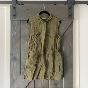 Women’s Gap Utility Vest - Army Green - XS